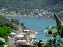 View of Pago Pago Harbor from top of trail